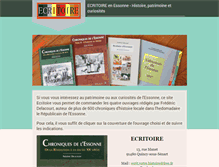 Tablet Screenshot of ecritoire.org